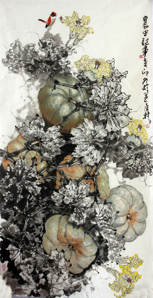 2013中国当代最具学术价值和收藏潜力花鸟画家——陈再乾