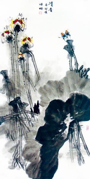 2013中国当代最具学术价值和收藏潜力花鸟画家——马保林