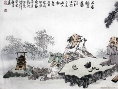 人物画家牛宝成参加“2013——2014国画年度人物展”