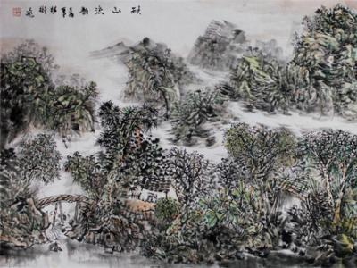 杨彬画作入“2013——2014中国美术家年度人物”展