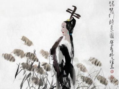 人物画家杨子健参加2014“晒佛节采风”活动