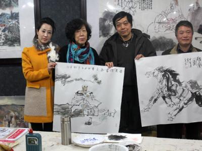 秀美动人 壮丽逶迤——邓军笔会及展出作品赏读