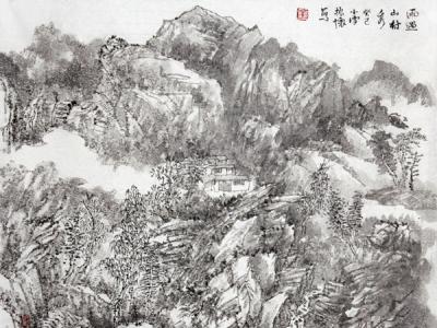 浓情笔墨绘家山——董振怀山水画作赏析