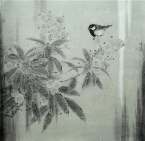 《仲中晓小品》68×68cm