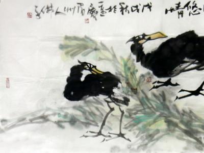 笔墨从意象 造型见神韵——吕应鑫参展“墨飞色舞 盛世同庆·成功美术馆‘喜迎国庆70周年书画邀请展’”作品赏析