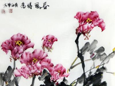 丹青写芳姿 笔墨赋华彩——齐海军花鸟画参展“成功美术馆名家书画全国巡展·西宁展”