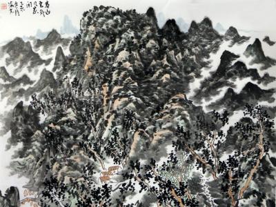 浑厚苍润 意蕴生动——杨渝光山水画参展“成功美术馆名家书画全国巡展·石家庄展”