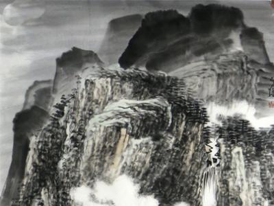 山水相映 气韵流畅 ——方强先生画作入展“笔墨传真情•丹青献爱心”全国名家书画展