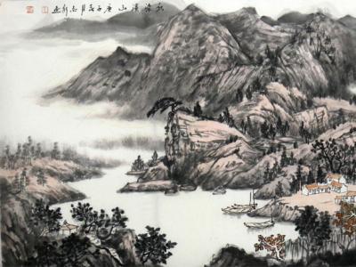 水有雅意 山蕴静音——高志水先生参展“霜后圃园 烂漫年华•成功美术馆全国名家书画邀请展”