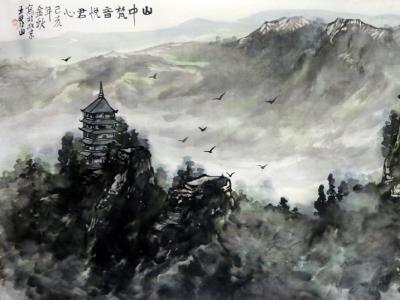 墨色苍润 意趣清雅——著名画家王界山山水画在“翰墨丹青耀金秋•全国名家书画展”展出