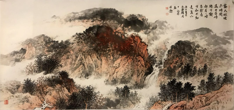 浑厚苍润 万壑生辉——丁亚忠先生画作参展“翰墨丹青耀金秋•全国名家书画展”作品赏析