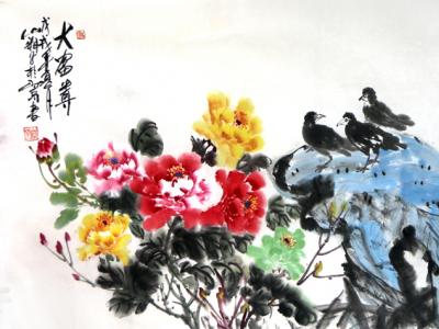 色彩饱满 意境雅畅——山湘子花鸟画参展“丹青流美•成功美术馆全国名家书画西宁展”