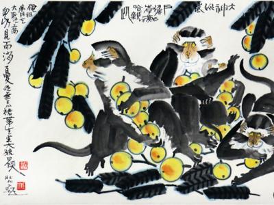 笔意高古 墨蕴诙谐——著名画家李燕先生画作在成功美术馆名家书画贺新春鉴赏展展出