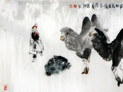 明驼寄志 翰墨立象——成功美术馆“庆五一”馆藏展杨志印先生作品赏析