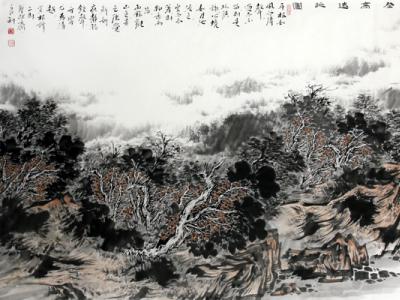 墨彩质朴 笔蕴千钧——《西部成功书画家》刊载山水画家孙良利画作赏析