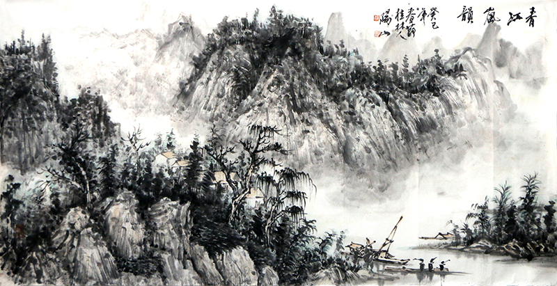 笔重神韵 画寄深情——广西美协顾问阳山教授作品（《西部成功书画家》刊载）浅析