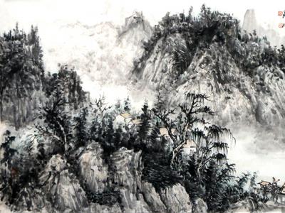 笔重神韵 画寄深情——广西美协顾问阳山教授作品（《西部成功书画家》刊载）浅析