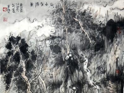 笔墨摄情 气韵生动——于军福先生山水画作（《西部成功书画家》刊载）浅析