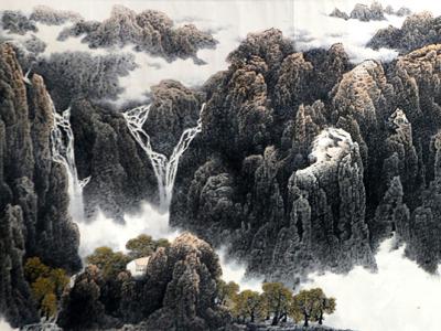 太行万象 山河雪情——当代著名山水画家李明久先生作品（《西部成功书画家》刊载）赏读