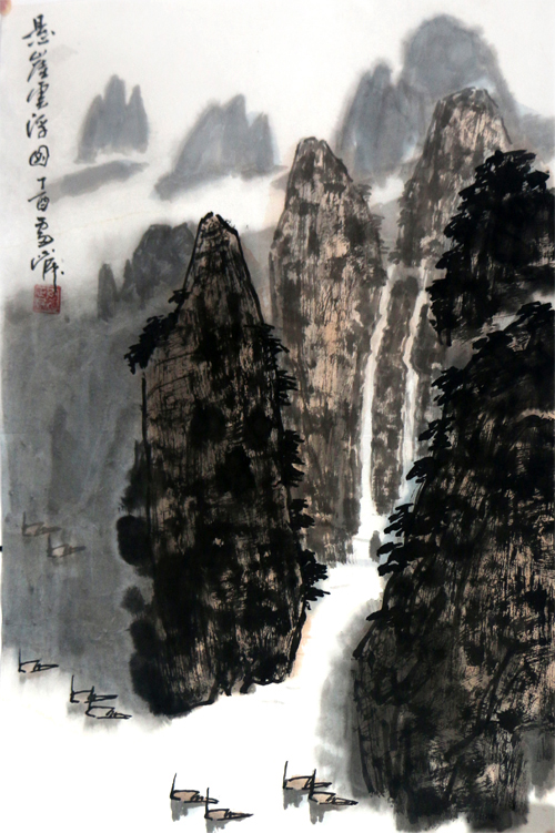 水墨生烟云 丹青绘山河——著名山水画家雷正民先生作品(成功美术馆馆藏名家作品癸卯贺新春线上展)赏析